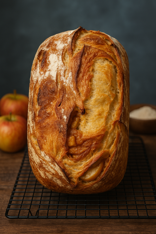 Apple pie sourdough bread
